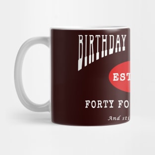 Birthday Vintage Year - Forty Four Years Old Mug